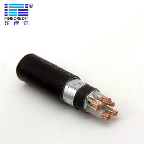XLPE Insulation Industrial Electrical Cable , Steal Tape Aromred 10 Gauge