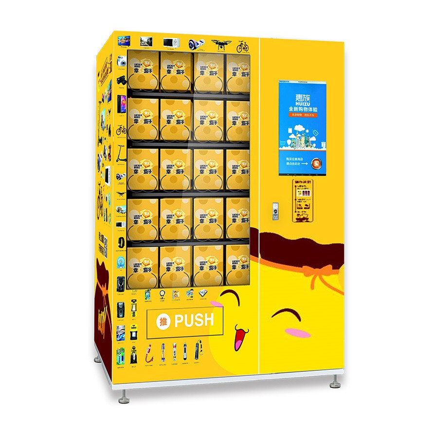 1200 Capacity Pet Products Smart Vending Machine With Locker Micron Smart Vending Machine