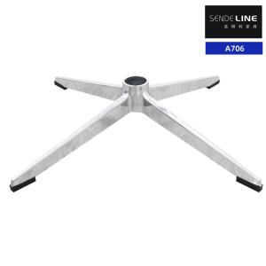Quality Four-star base, office chair base replacement, polished color high 122 aluminum alloy wholesale