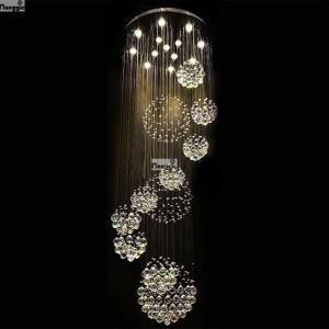 Quality Modern K9 LED Crystal Chandelier Crystal Lamp entrance light(WH-NC-29) wholesale