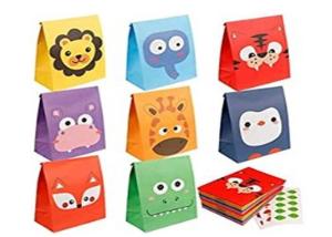 Quality Kraft 8x4.75x10 Inches Cartoon Paper Bag wholesale