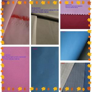 Quality Down coat jacket skiwear fabric 100% polyester memory series wholesale