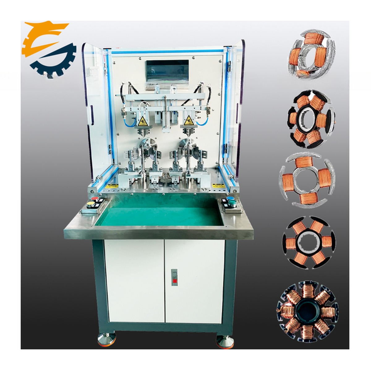 Automatic Induction Motor Winding Machine for 2-50mm Stator Thickness 10 KG Max. Load