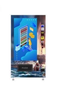 Quality Automated Refrigerated Vending Machine , Large Screen Cashless Vending Machine wholesale