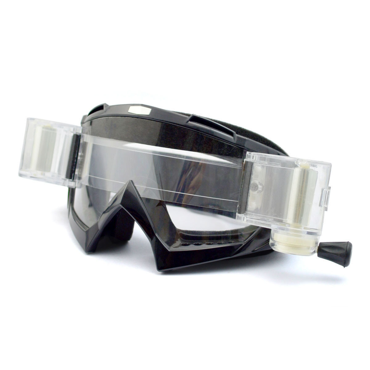 Scratch Resistance Motocross Goggles Muliple Color TPU Frame Optically Precise