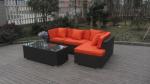 3pcs PE rattan sofas