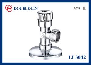 Quality Polished Chromed Plated 1/2&quot; x 3/8&quot; Brass Angle Valves wholesale