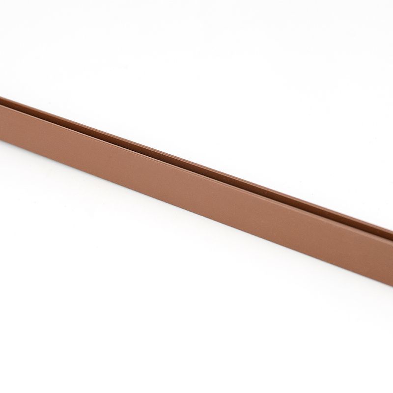Extrusion PVC Flat Bar Black Solid Liner Plastic Strip Profile