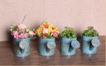 Creative Iron Watering Pot Garden Decoration