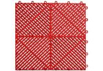 No Bulging PP Interlocking Tiles Outdoor Stadium Flooring Toxicless