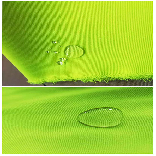 High Visibility Fluorescent Fabric Fireproof Fabric Materials Durable 380 Gsm