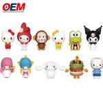 Custom PVC Cute Mini Figure OEM Plastic Cartoon Toy Make 5cm Height Plastic Toy