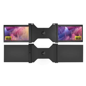 Quality 1920x1080 11.6 Inch FCC 230cd/M2 IPS Tri Screen Laptop wholesale