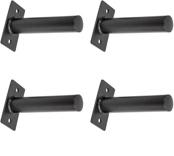Wall Mount Tube Power Cage Weight Plate Storage Rack Attachment with Metal Pin