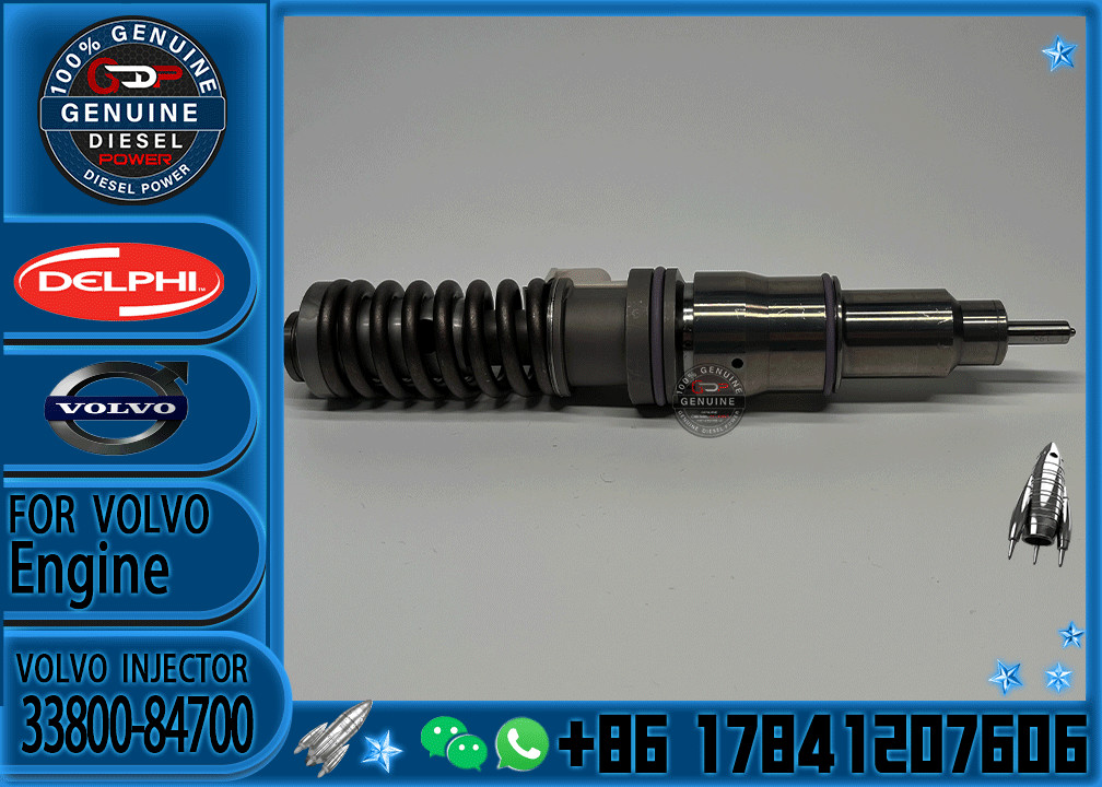 Diesel Fuel Injector 33800-84700 33800-84710 33800-84720 Common Rail Injector BEBE4L01102 For HYUNDAI Engine