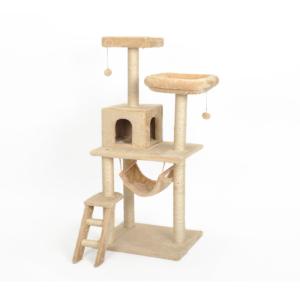 Quality Weight 10kg Cat Climbing Tower Neutral Color Tone Multi-Platform 50kg Load Capacity wholesale