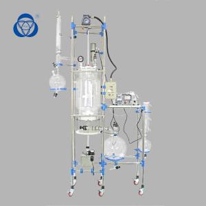 Quality 50l Jacketed Glass Reactor Vessel Corrosion Resistent Long Durability wholesale