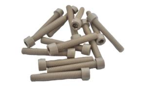 Quality High Strength SGS Peek Bolts Machined Plastic Parts Chemical Resistance wholesale