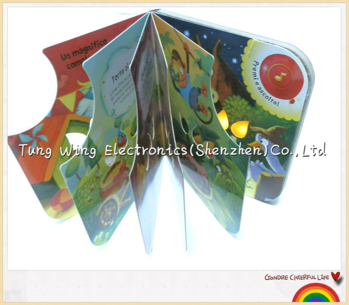 ABS material Twinkling Lights Flashing Baby Sound Books Module With Funny Birthday Songs. 3