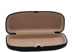 Black Beige Inside PS Flocking Hard Case Eyeglass Case