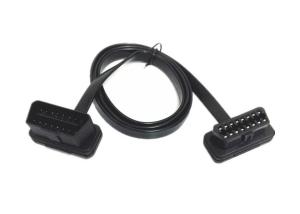 Quality OBD2 OBDII 16 Pin J1962 Male to Female KET Terminals Extension Flat Cable wholesale