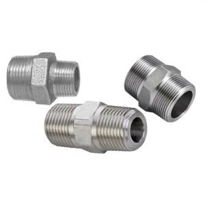 Quality 150lbs ASTM Pipe Fitting , Nipples Male Stainless Steel Screwed Fittings wholesale