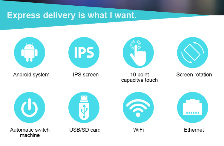 Kiosk 5ms 12V 3A All In One Android Tablet Wall Mounted