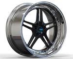 Gloss Black Deep Dish Alloy Wheels 24 Inch ET50 5x112 PCD