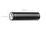 Branded Round Power Bank Charger 2200mAh Aluminum Material With Custom Logo