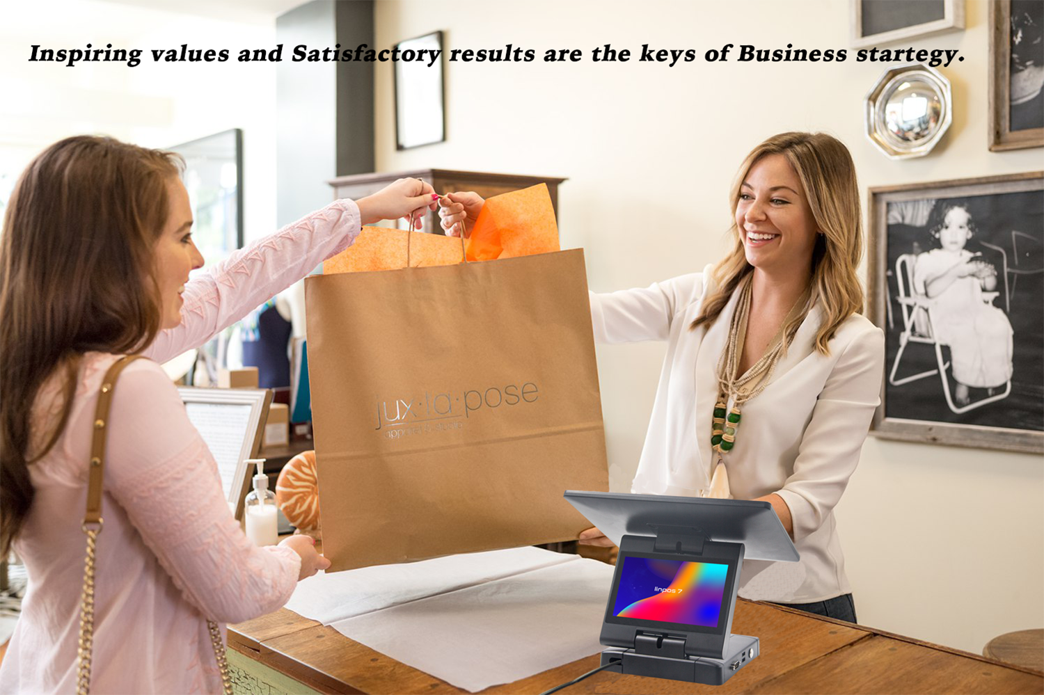 Capacitive Touch Screen POS Machine for Restaurant Retail Boutiques And Fashion Store