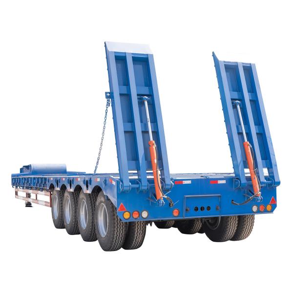 80/100 Ton Lowbed Trailer Truck Semi Trailers for Heavy Equipment AND9408TDP at