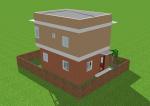 Prefabricated Lightweight Steel Structure House Galvanized Light Steel Villa