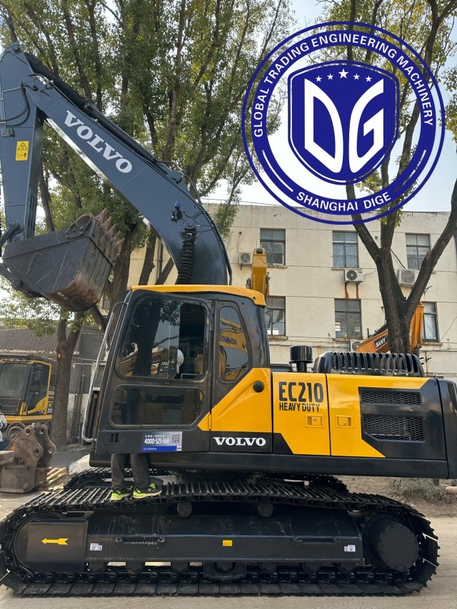Ec210 21 Ton Used Volvo Excavator With Heavy Duty Undercarriage Components