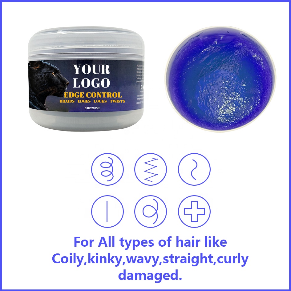 8oz Braid Gel for Styling and Controlling Frizzy Dreadlocks on Women's Black Hair