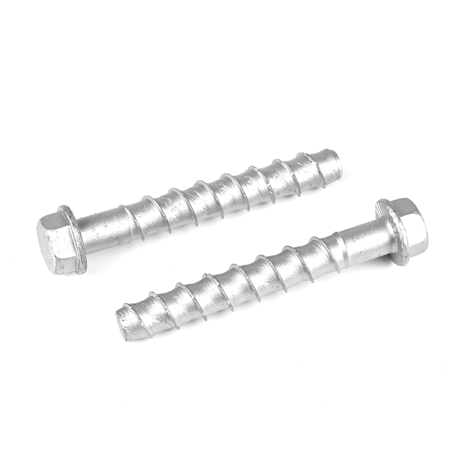 Hex Carbon Steel Self Tapping Concrete Anchor Bolts Ideal Choice for Temporary Projects