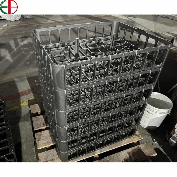 HR32 Stainless Steel Heat Treatment Fixtures Treating Trays Basket