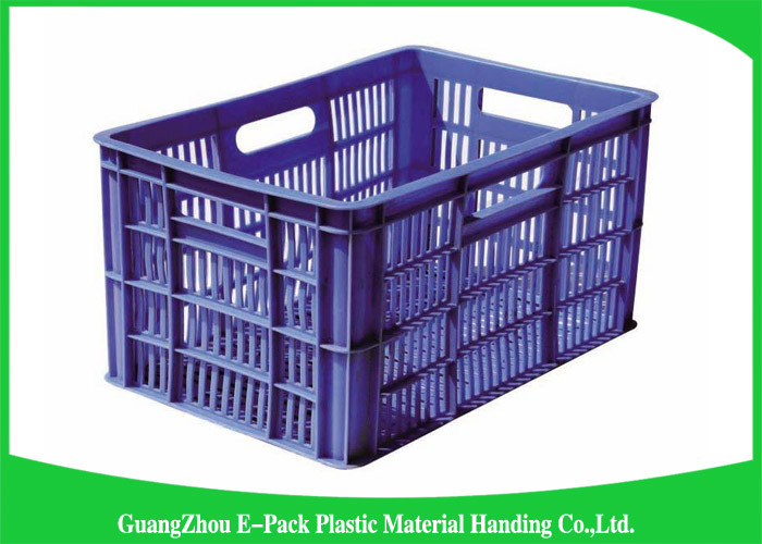 Economic Stackable Storage Containers , Household Plastic Stacking Crates Poultry Transport