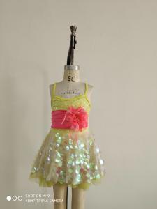 Quality Kids Dance Wear Purple Color Half Lining wholesale