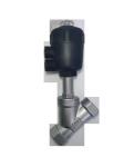 Stainless Steel 304 Y Type Angle Seat Pneumatic Valve for Sanitary Air Control