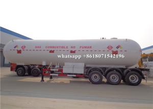 Quality 54m3 Semi Tanker Trailer LPG Propane Gas Transportation 27mt 1 Year Warranty wholesale
