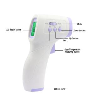 Quality 3 Colors Screen Portable Infrared Thermometer For Kids And Adults wholesale