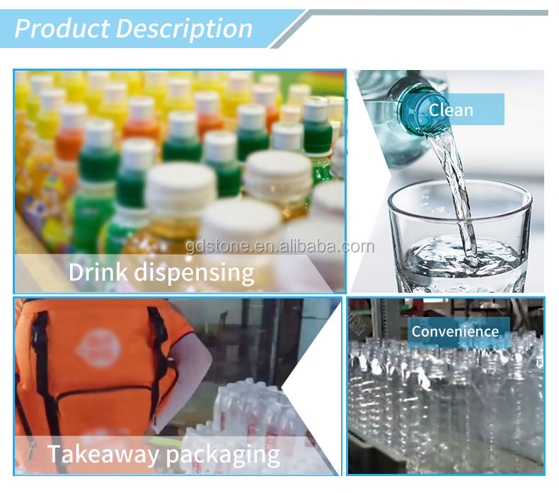 25mm Water PET Plastic Bottles Transparent Clear 280ml