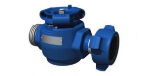 Quality Blue High Pressure Wellhead Valves For Oil Well Cementing Operation wholesale