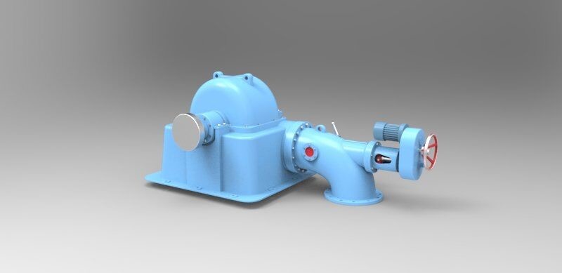 500kw Turgo Water Turbine Generator Used In Hydroelectric Power Plant