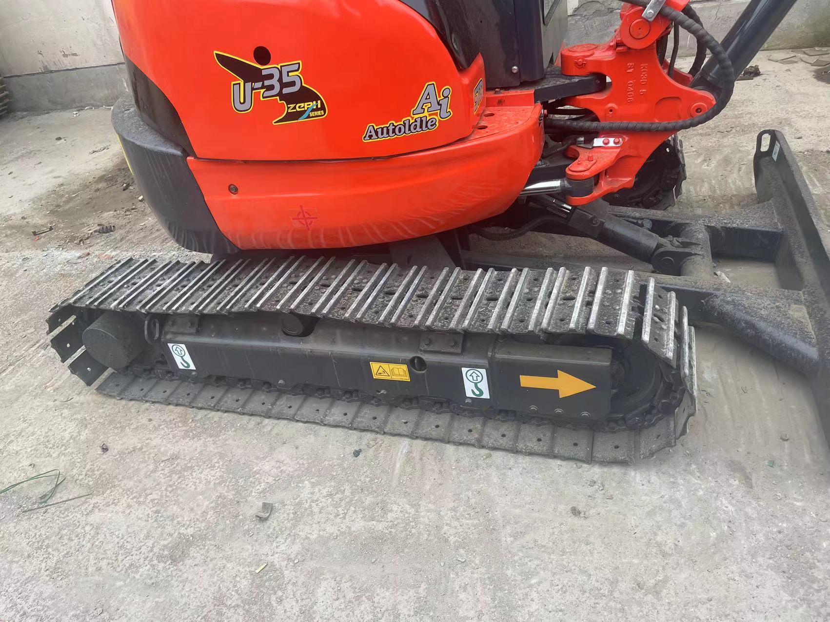 Used mini excavator Kubota U35 digger used small machinery mini used trench digger second hand mini digger
