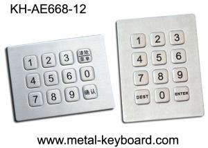 Quality 12 Keys Sealed Numeric Keypad , Water Proof Rugged Keypad In 3x4 Matrix wholesale