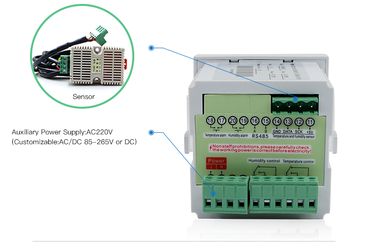 AC220V Automatic Temperature And Humidity Controller For Egg Incubator
