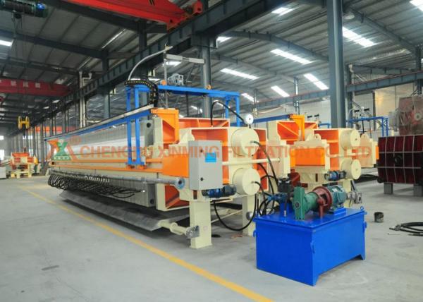 Top Grade Wastewater Filter Press , Automatic Filter Apparatus 30mm Cake