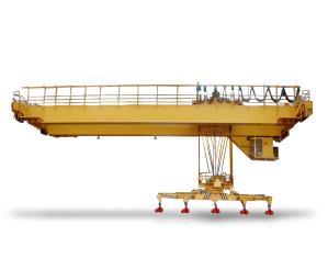 Quality Custom 15 Ton Double Girder Overhead Crane With Haning Beam wholesale