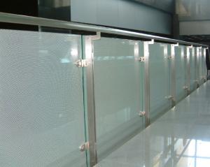 Quality Silkscreen Toughened glass panel railings Laminated CE Standard wholesale